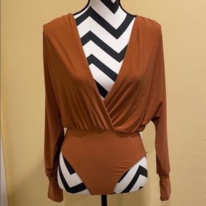 Plunging V-Neck Bodysuit